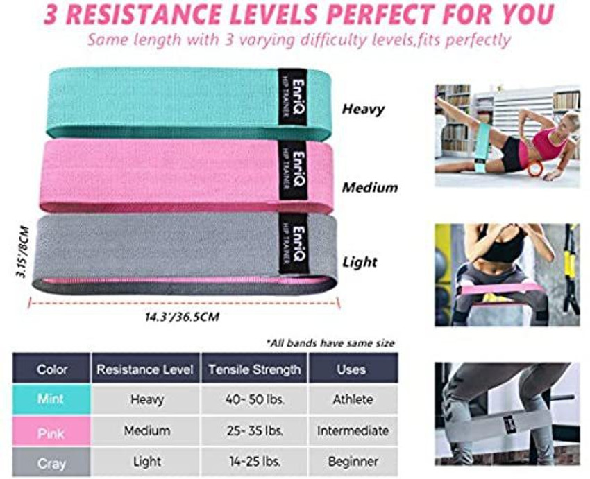Enriq Booty Bands Fabric Resistance Bands For Legs And Butt Non Slip Cloth Hip Back Lumbar Support Buy Enriq Booty Bands Fabric Resistance Bands For Legs And Butt Non Slip