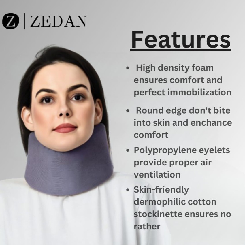 ZEDAN Cervical Collar Soft, Neck Support For Cervical Spine Immobilization Neck  Support - Buy ZEDAN Cervical Collar Soft, Neck Support For Cervical Spine  Immobilization Neck Support Online at Best Prices in India 