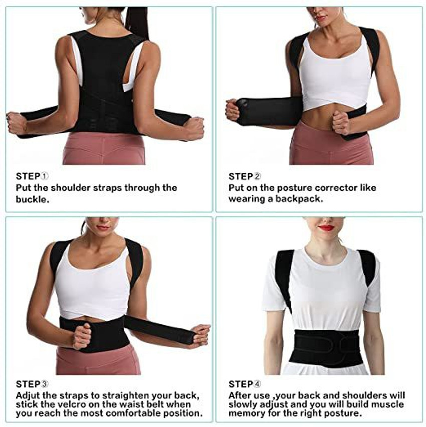 ORANCLE CARE Posture corrector belt for men and women for back pain Back Support Pack of 2 Posture Corrector Buy ORANCLE CARE Posture corrector belt for men and women for back