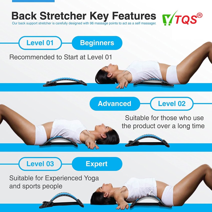 TQS Back Pain Relief Product Back Stretcher, Spinal Curve Back Relaxation  Device Fitness Accessory Kit Kit - Buy TQS Back Pain Relief Product Back  Stretcher, Spinal Curve Back Relaxation Device Fitness Accessory