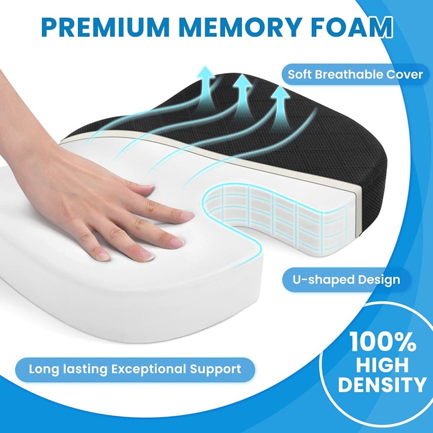 Frido Ultimate Coccyx Seat Cushion with Orthopedic Gel Memory Foam