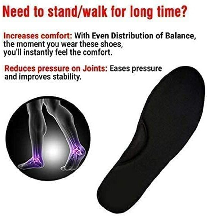 GEJUFF Arch Support Memory Foam Insoles For Shoes Insole T Flat