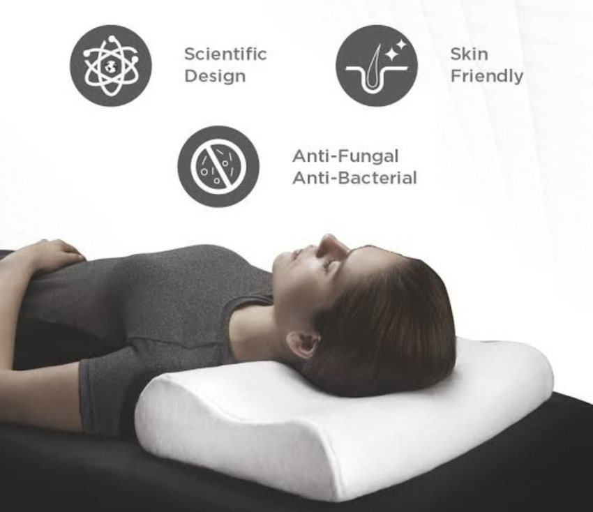 VISSCO CONTOURED CERVICAL PILLOW MEMORY FORM 5301 UNI Neck