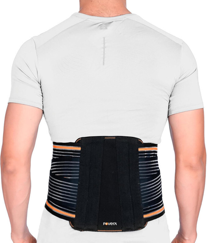 FOVERA Contoured Lumbar Support Belt with Adjustable Straps for Men Women XXL 1Nos Back Lumbar Support Buy FOVERA Contoured Lumbar Support Belt with Adjustable Straps for Men Women