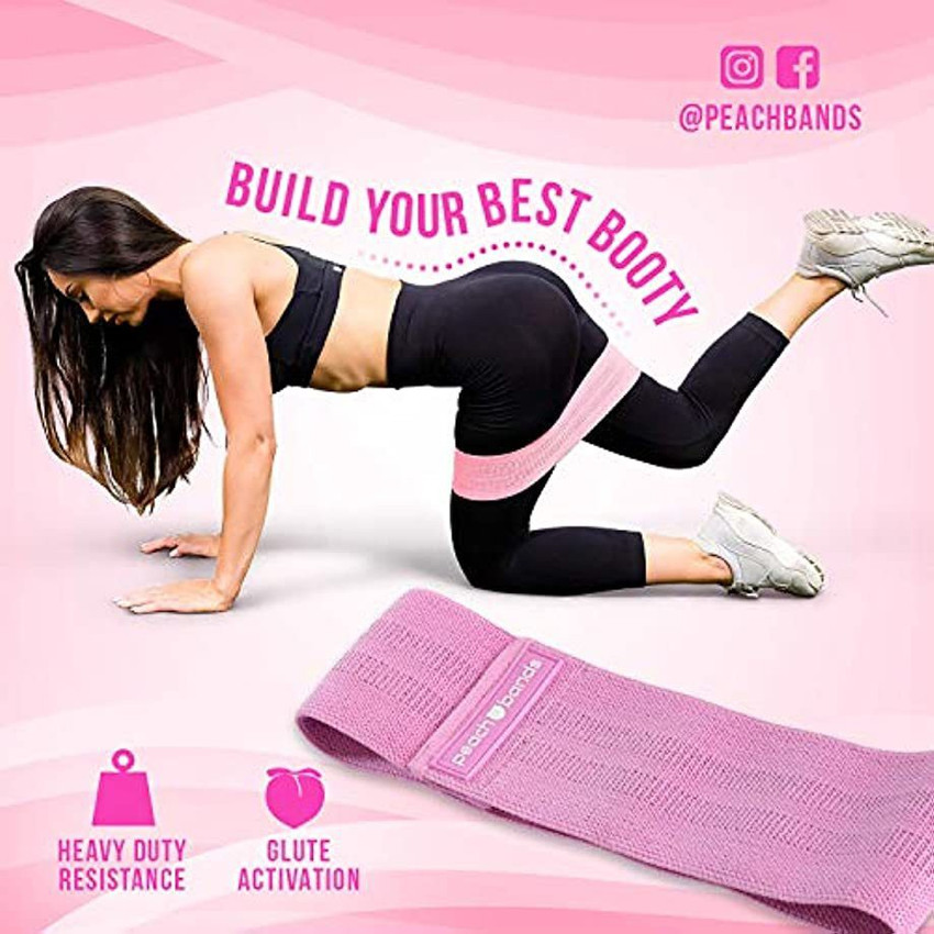 Peach Bands Hip Band Fabric Resistance Exercise Booty Bands For Leg And Butt Back Lumbar Support Buy Peach Bands Hip Band Fabric Resistance Exercise Booty Bands For Leg And Butt