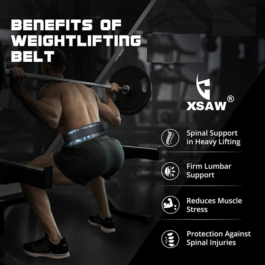 Xsaw Weight Lifting Belt, Exercise Gym belt, Back support Gym belt, Men and women  gym Belt
