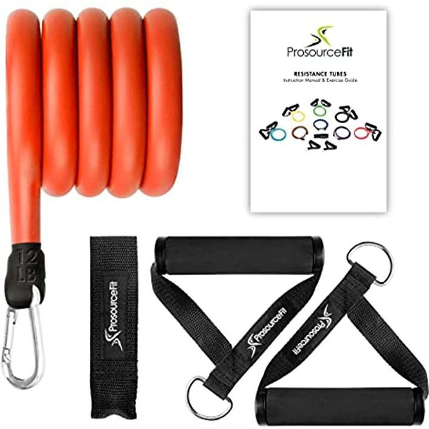 Prosource fit Single Stackable Resistance Bands With Door Anchor And Exercise Guide Back Lumbar Support Buy Prosource fit Single Stackable Resistance Bands With Door Anchor And Exercise Guide Back