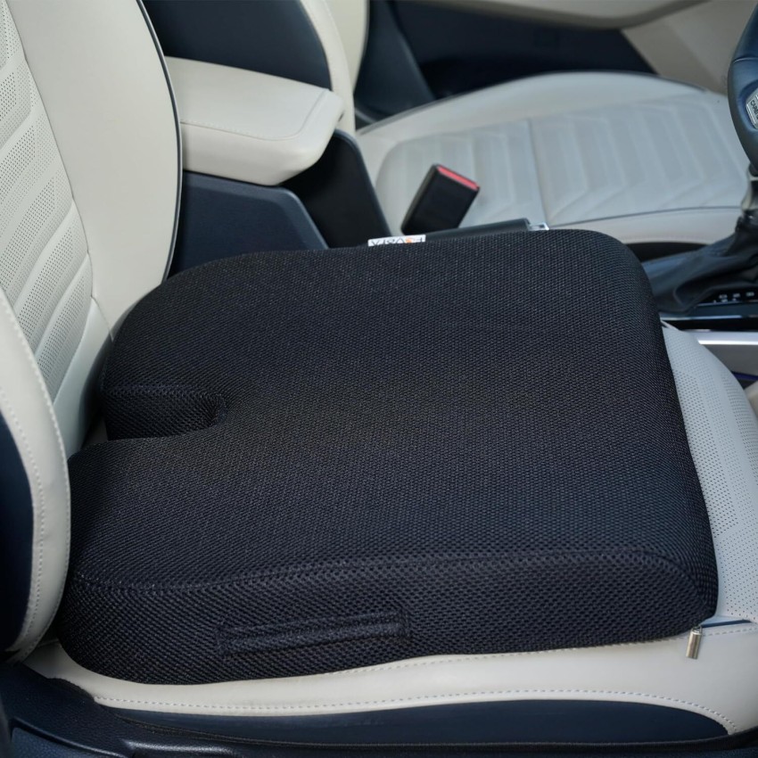 Car Seat Cushion for Long & Comfortable Drive Orthopedic U-Cut Out Wedge  Cushion