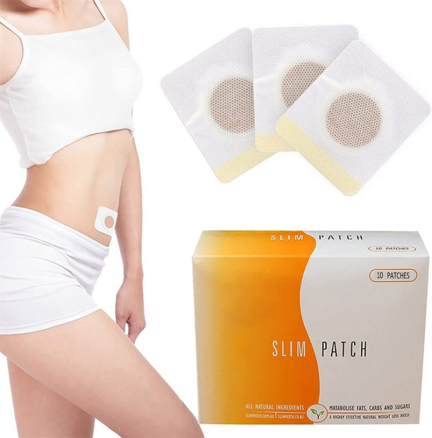 top health 10pcs Slim Patches for Fats and Weight Loss Back