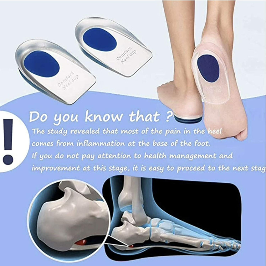 Silicone gel heel cups plantar fasciitis online