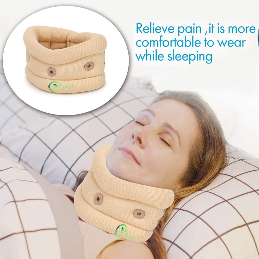 RCSP Soft cervical collar for neck support for pain relief men and women skin M Neck Support Buy RCSP Soft cervical collar for neck support for pain relief men and women