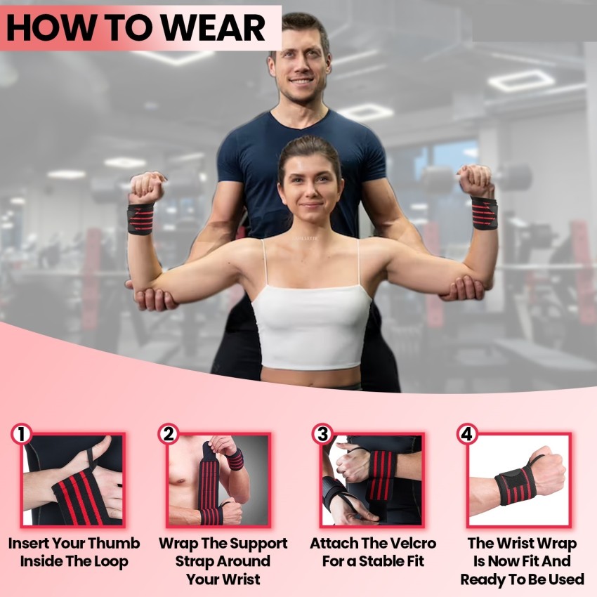 Buy Fitness Workout Gloves Gym Weight Lifting Gloves for Men Women  Breathable Gymnasium Wrist Support Padded Deadlifts Exercise Training Pull  Ups (Long Wrist Straps, L) Online at Low Prices in India 