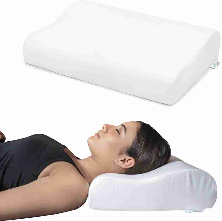 WELLGIVER Memory Foam Cervical Pillow for Sleeping Standard Size