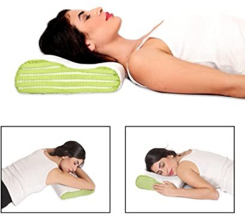 Dr Trust USA Memory Foam Cervical Pillow  Neck Spine Pain Support Pillow I  Sti neck pillow