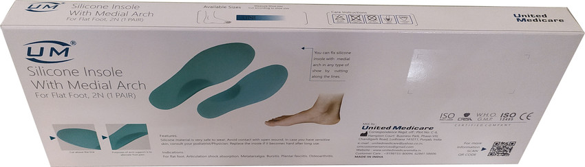Medial arch shop support insoles