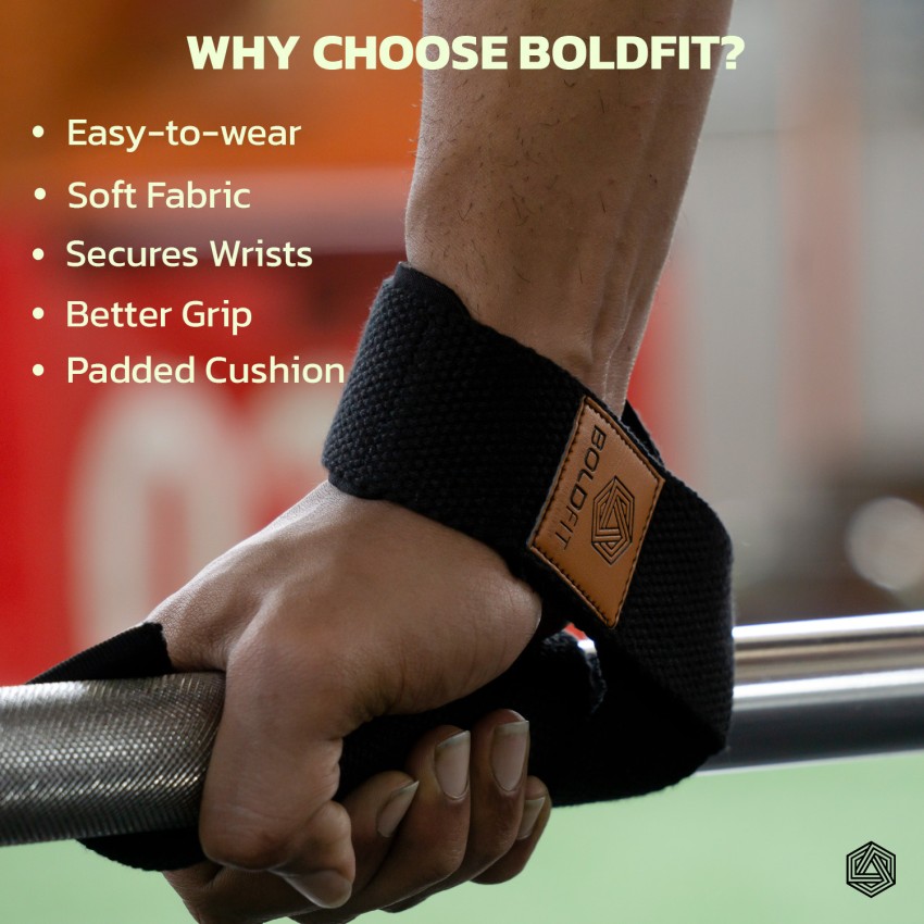 Buy Boldfit Weight Lifting Straps Wrist Supporter For Gym Gym Accessories  For Men For Women Wrist Strap For Gym Wrist Support Deadlift Strap  Weightlifting Straps For Grip Gym Straps For Weight Lifting