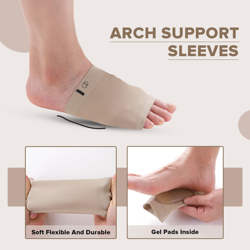 Dr Foot Arch Support Sleeve Cushion For Men Women Free Size 1 Pair Pack of 5 Foot Support Buy Dr Foot Arch Support Sleeve Cushion For Men Women