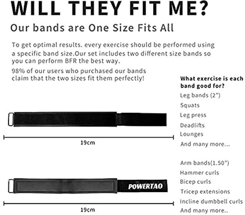 Powertao Occlusion Training Bands Blood Flow Restriction Bands Works For Arms Back Lumbar Support Buy Powertao Occlusion Training Bands Blood Flow Restriction Bands Works For Arms Back Lumbar Support