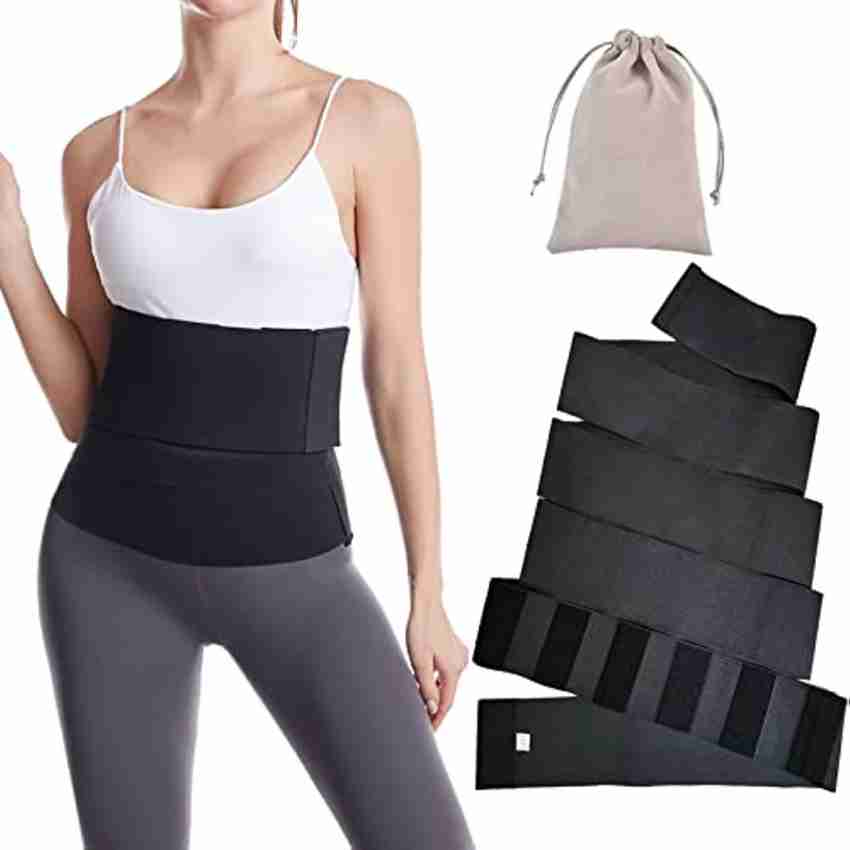 Waist Trainer Wrap for Men and Women – Adjustable Lumbar Waist Support Belt  – Sweat Wraps Belt – Wrap Waist Trainer for Women – Bandage Wrap Waist  Trainer for Workout – A R A Goods