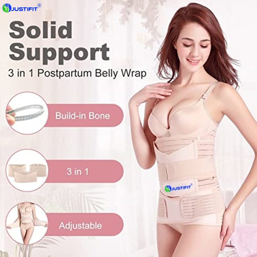 2 in 1 Postpartum Belly Band Support Recovery Wrap for Post