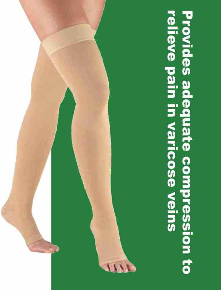 Buy Comprezon Class 1 Above Knee Cotton Varicose Vein Stockings
