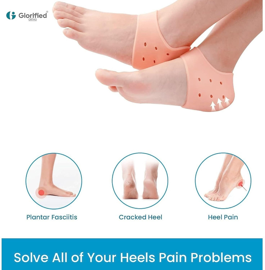 glorified ortho Silicone 2 Pcs Heel Protector Heel Cushion Heel Support Buy glorified ortho Silicone 2 Pcs Heel Protector Heel Cushion Heel Support Online at Best Prices in India Sports