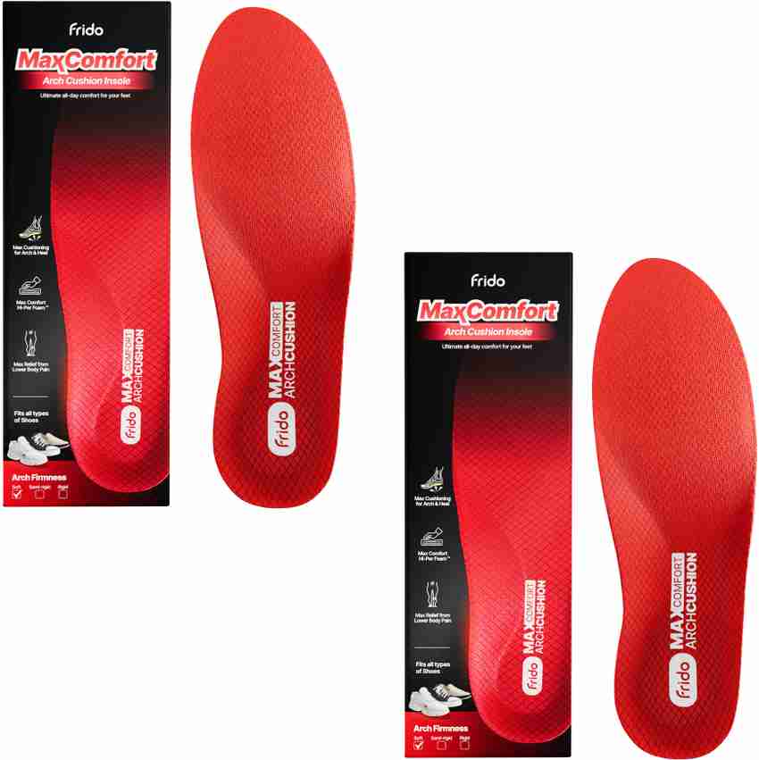 Frido Max Comfort Soft Arch Cushion Insole Small 4 to 7 UK Pack of 2 Foot Support Buy Frido Max Comfort Soft Arch Cushion Insole Small 4 to 7 UK Pack