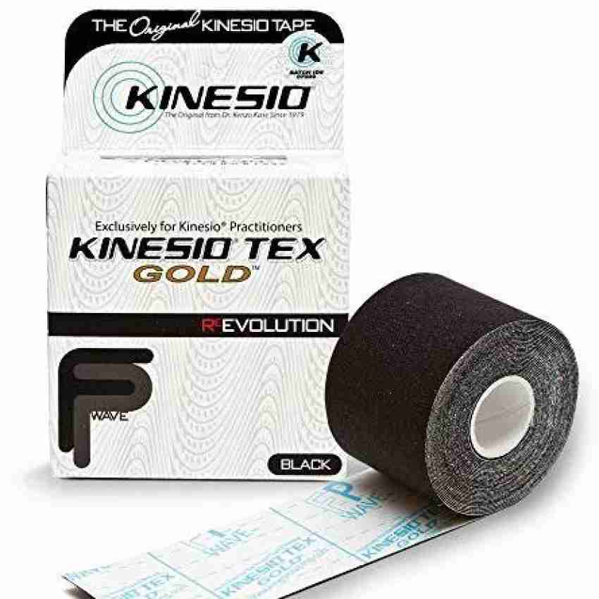 Kinesio Taping Elastic Therapeutic Athletic Tape Tex Gold Fp Black