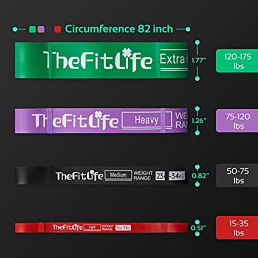 Thefitlife resistance sales pull up bands