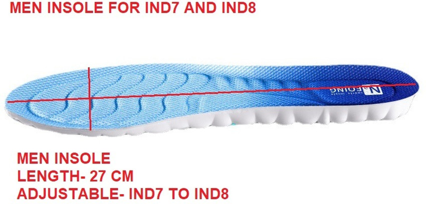 AlexVyan Men 4d Cloud Foam Insole upto 27 cm adjustable IND7 to IND8 Men Shoe Insole Insole Buy AlexVyan Men 4d Cloud Foam Insole upto 27 cm adjustable IND7