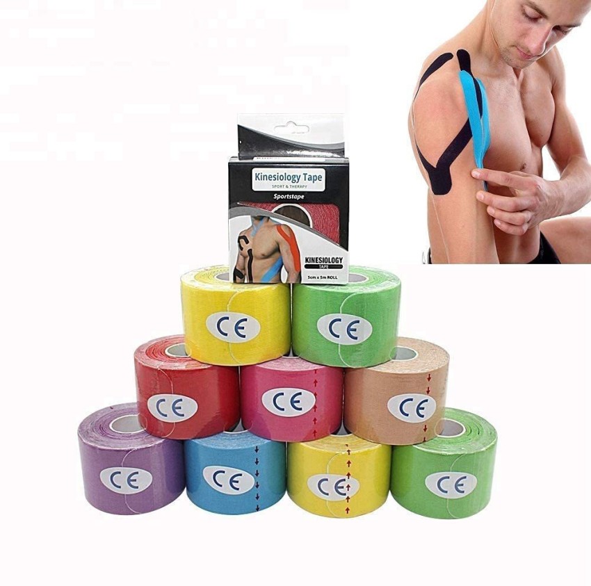 generic kinesio athletic sports kinesiology Tape - 5m x 5cm (pack