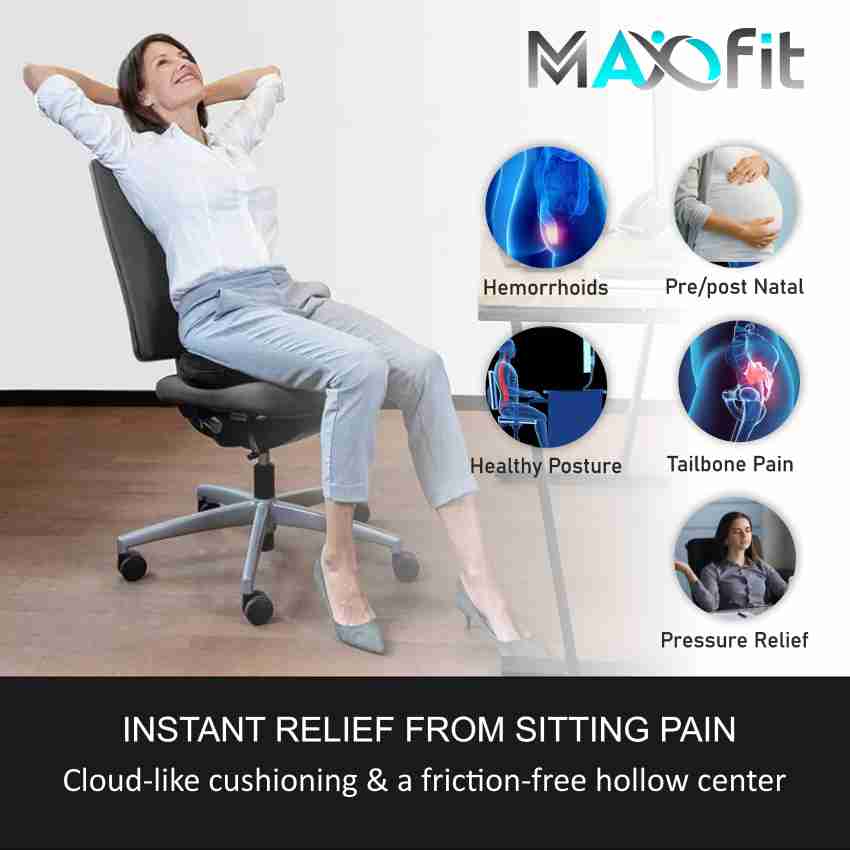 Office -Car Cushion, Memory Foam, Tailbone Pain, Sciatica Relief Correct  Posture