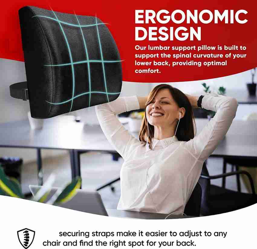 Buy 4V1 Orthopedic backrest Lumbar Support Pillow for Chair Car
