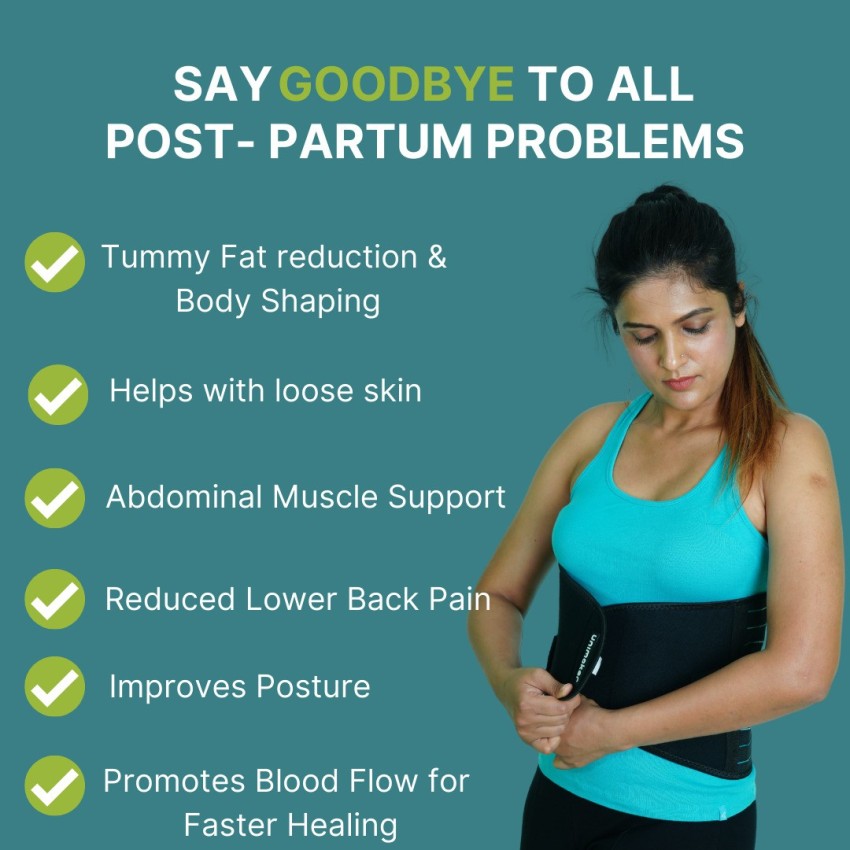 Womens Slimming Abdomen Sweat Belt For Postpartum, Yoga, And