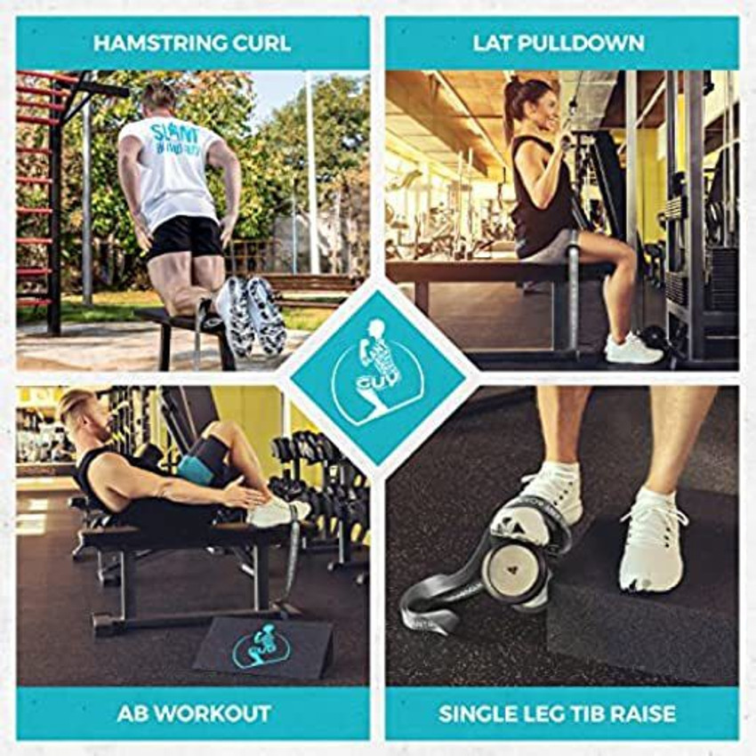 Slant Board Guy Nordic Hamstring Curl Strap Exercise Strap Belt