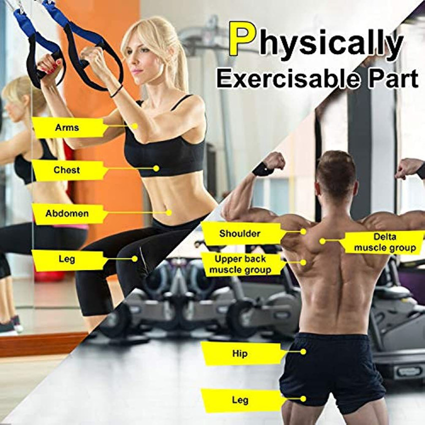 FITINDEX Resistance Trainer Kit 15Kit Bodyweight Resistance