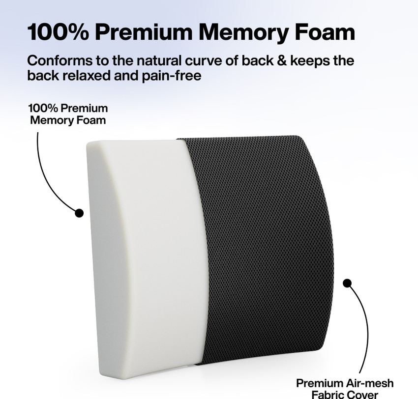 Back support memory foam cushion 2025