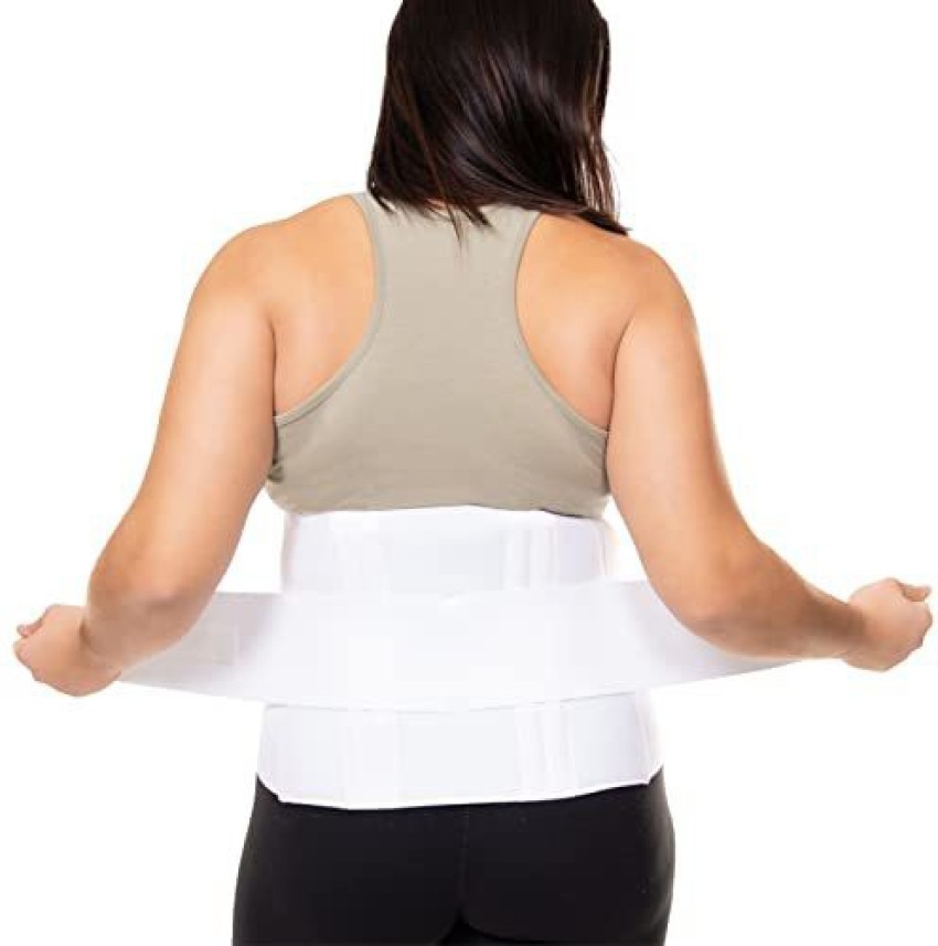 BraceAbility Plus Size Women's Back Brace for Female Lower Back Pain - XXXL  Ladies Soft White Elastic Lumbar Compression Obesity Support Belt Girdle is  Discreet Under Clothes (3XL) : Buy Online at