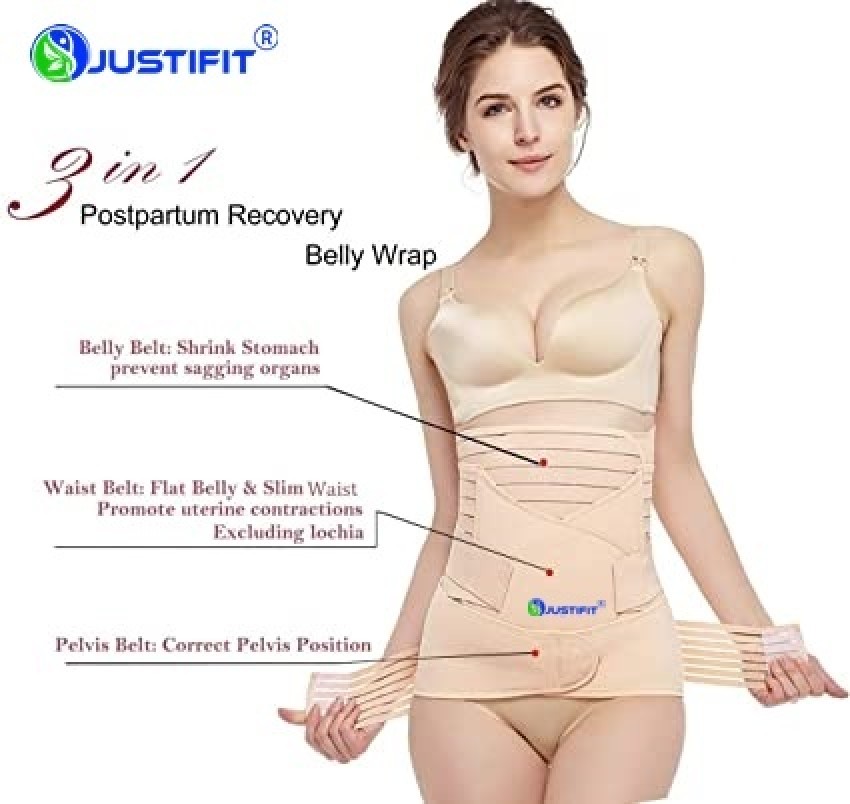 JUSTIFIT After c section/normal delivery slim belt for women (1 set of 3  pieces) - Buy maternity care products in India