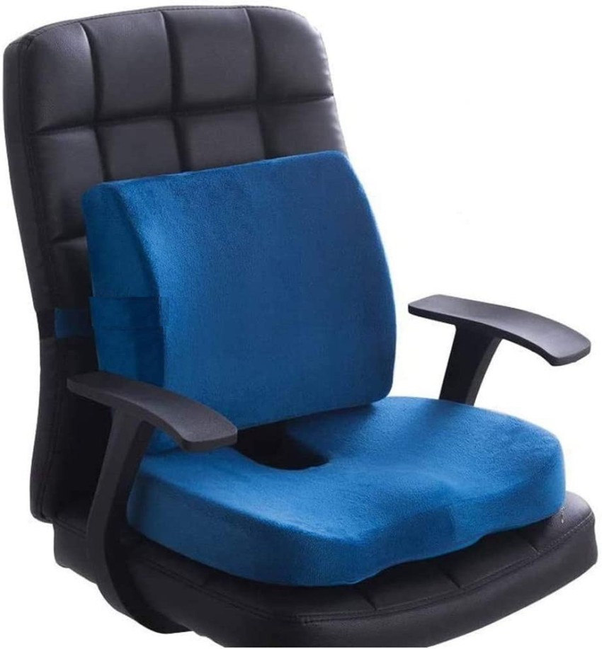 Buy 4V1 Orthopedic backrest Lumbar Support Pillow for Chair Car Backrest  Cushion for Back Pain - UNISEX - BKRS-BLU-8 Online at Best Prices in India  - JioMart.