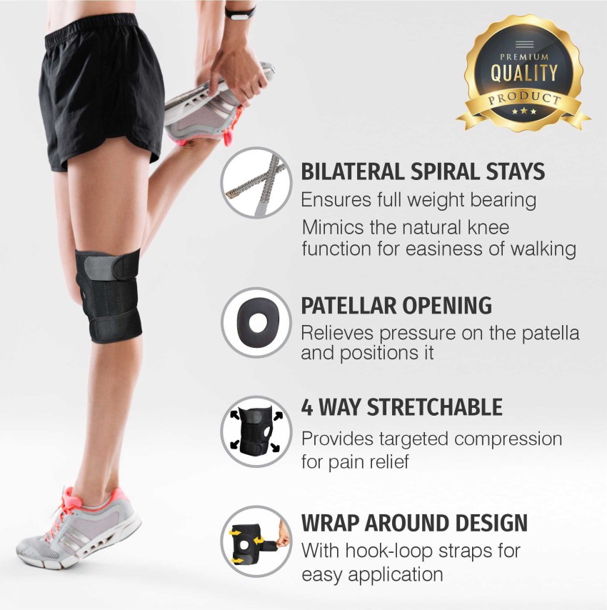 Dyna Wrap Around Knee Brace Knee Support - Buy Dyna Wrap Around Knee Brace  Knee Support Online at Best Prices in India - Running