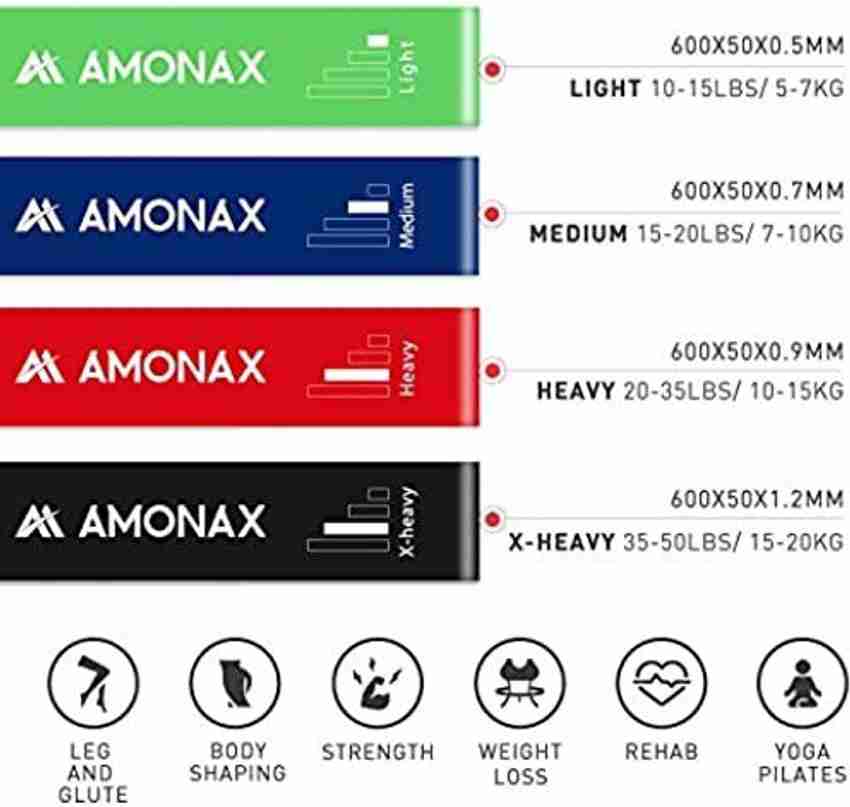 Amonax Mini Resistance Loop Bands Set Women With Guide Printed For Workout Exercise Back Lumbar Support Buy Amonax Mini Resistance Loop Bands Set Women With Guide Printed For Workout Exercise