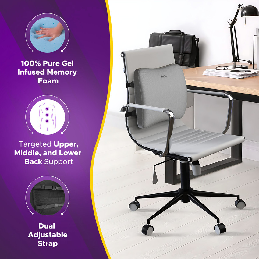 Back support while sitting clearance