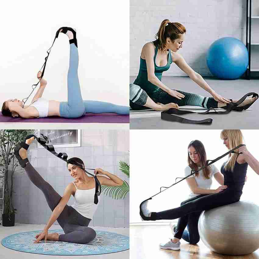 Fitness Scout Yoga Stretching Leg Stretcher with Loops Ligament Stretching  Strap Belt Ankle Support - Buy Fitness Scout Yoga Stretching Leg Stretcher  with Loops Ligament Stretching Strap Belt Ankle Support Online at