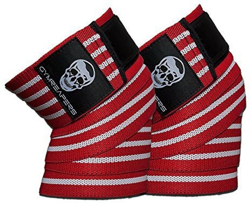 Knee Wraps - Black/Red Gorilla Wear