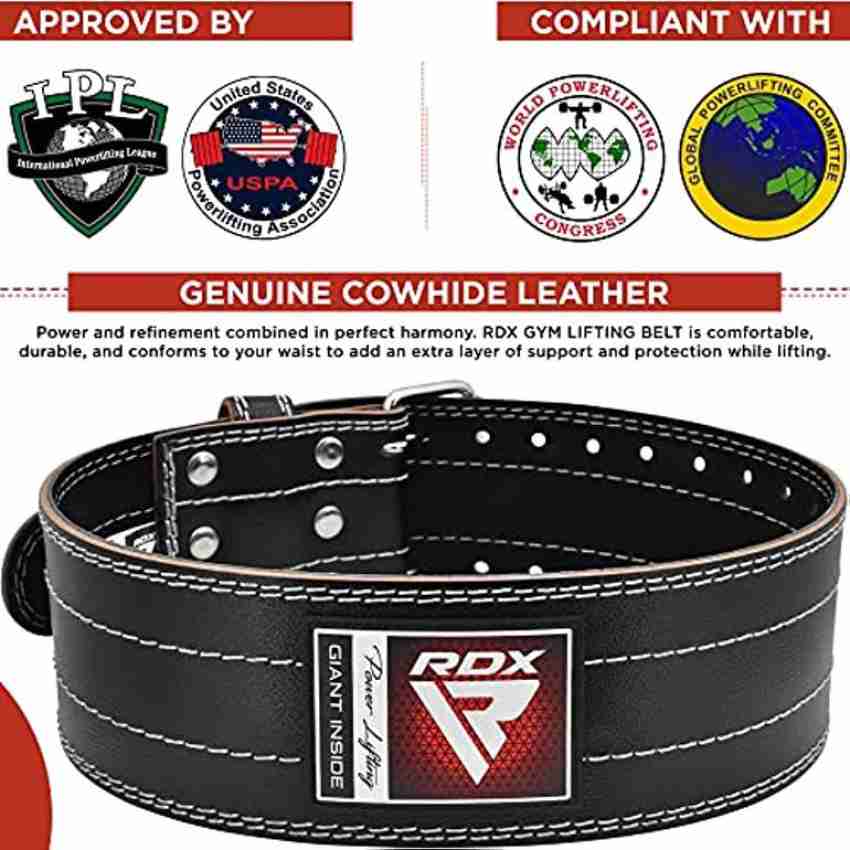 Non-slip Cowhide Gym Wrist Straps - Weightlifting & Olympic Lifting Belt