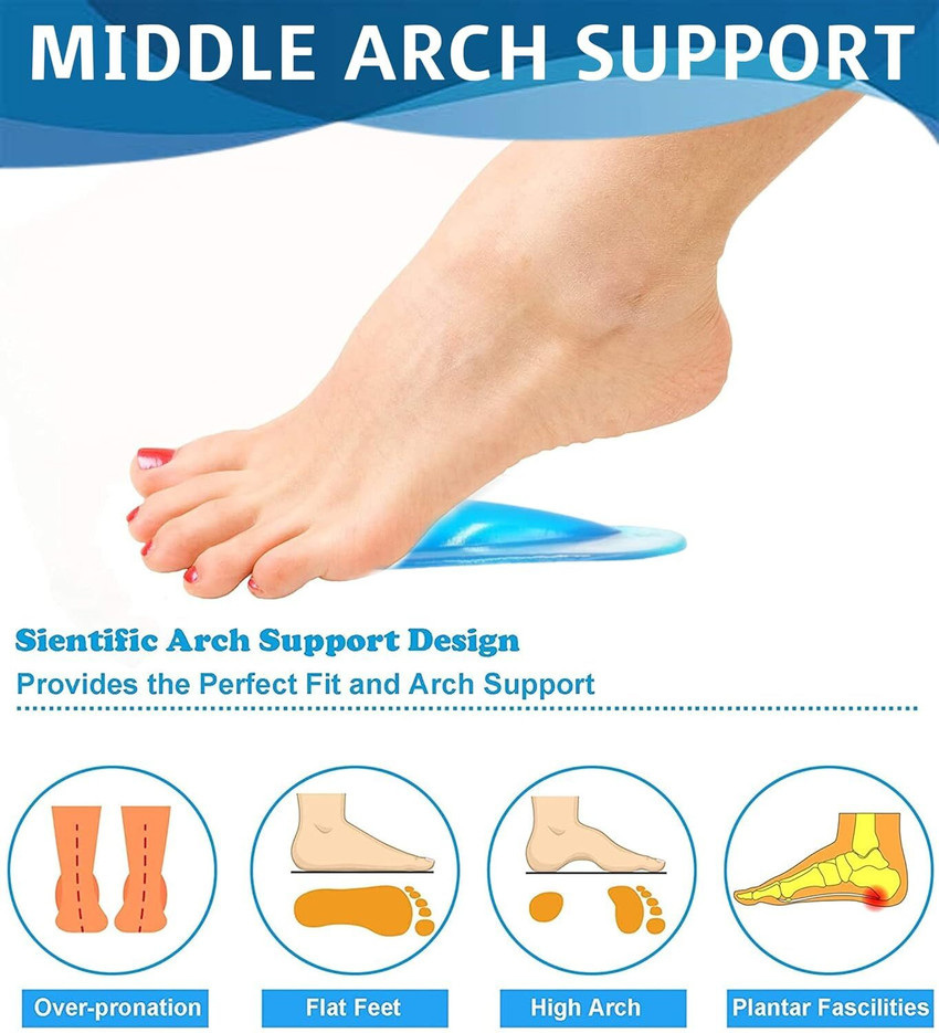 Flat hot sale foot insoles