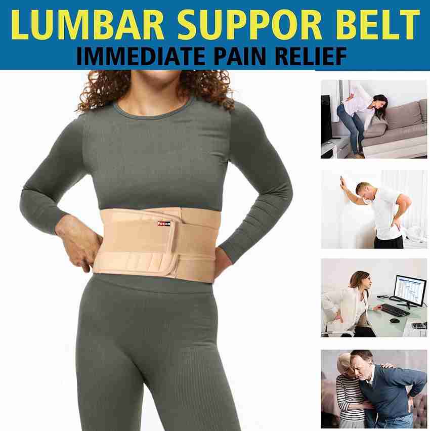 LUIS LOGAN Lumbar Support Waist Foam belt for Back Pain Relief Back Support  (Grey,XL) Back / Lumbar Support - Buy LUIS LOGAN Lumbar Support Waist Foam  belt for Back Pain Relief Back