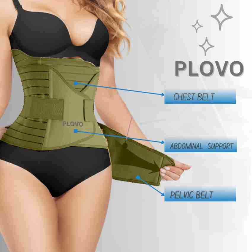 PLOVO Post pregnancy belt Postpartum abdominal support belt 3 in 1 for  women FREE SIZE Abdominal Belt - Buy PLOVO Post pregnancy belt Postpartum  abdominal support belt 3 in 1 for women