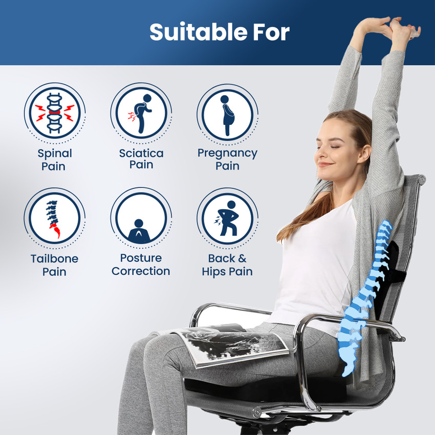 Tailbone pillow outlet for car